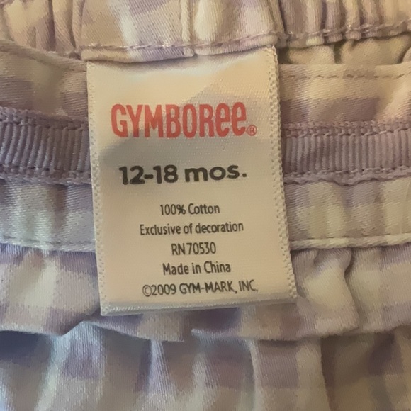 Gymboree White and Purple Floral Baby Outfit - Picture 5 of 9